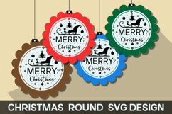 Christmas Round Signs Design Product Image 1