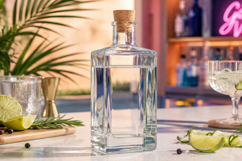 Gin Bottle Mockup PSD for Label Design Product Image 3