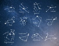 Zodiac signs SVG &amp; PNG clipart, Astrology svg, Horoscope svg Product Image 7