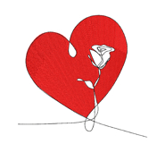 Red Rose, Machine Embroidery File Product Image 3