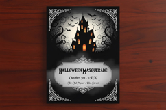 Halloween Party Invitation Haunted Mansion Gothic Chic Product Image 1