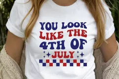 You look like the 4th of july SVG Product Image 1