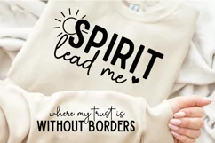 Spirit Religious Quote SVG, Christian Sleeve SVG Product Image 2