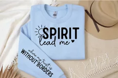 Spirit Religious Quote SVG, Christian Sleeve SVG Product Image 3