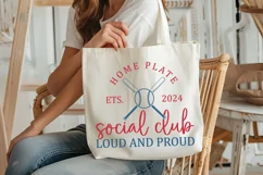 Home plate ets 2024 social club loud and proud SVG Product Image 3