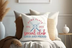 Home plate ets 2024 social club loud and proud SVG Product Image 4
