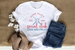Home plate ets 2024 social club loud and proud SVG Product Image 6