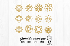 Geometric arabesque svg, dxf, eps, png Product Image 1