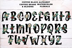 Black Boho Floral Alphabet Product Image 3