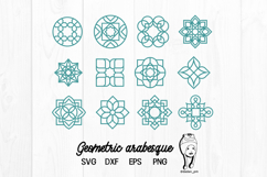 Geometric arabesque svg, dxf, eps, png Product Image 1