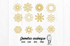 Geometric arabesque svg, dxf, eps, png Product Image 1