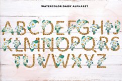 Gold Glitter Daisy Alphabet Product Image 3