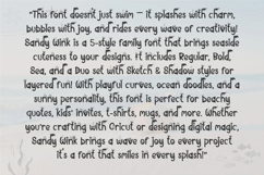 Sea Life Font | Ocean Font SVG OTF DXF | Summer Alphabet Product Image 6