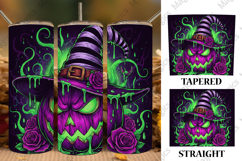Halloween Pumpkin Tumbler Wrap Product Image 1
