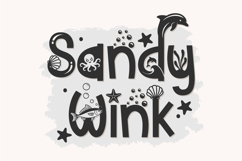 Sea Life Font | Ocean Font SVG OTF DXF | Summer Alphabet Product Image 2