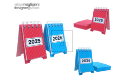 Mini Wire-O Calendar 2025 and 2026 - v1 Product Image 1