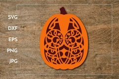 Halloween tribal pumpkin | Layered Halloween Laser cut Product Image 1