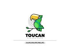 Toucan mascot cartoon Product Image 1
