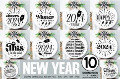 10 New Year Svg Design , Round Signs svg design /best seller Product Image 1
