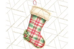 Christmas Stockings Clipart PNG, Festive Holiday Stockings Product Image 2