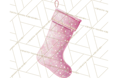 Christmas Stockings Clipart PNG, Festive Holiday Stockings Product Image 4
