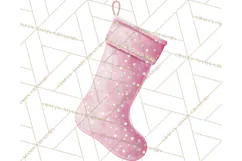 Christmas Stockings Clipart PNG, Festive Holiday Stockings Product Image 4