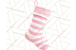 Christmas Stockings Clipart PNG, Festive Holiday Stockings Product Image 2