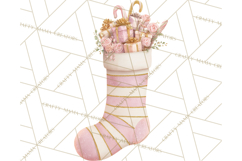 Christmas Stockings Clipart PNG, Festive Holiday Stockings Product Image 4