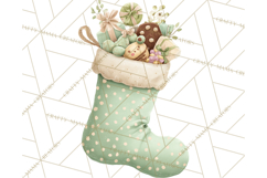 Christmas Stockings Clipart PNG, Festive Holiday Stockings Product Image 3