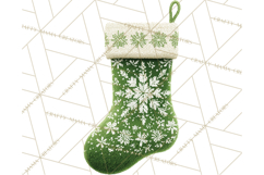 Christmas Stockings Clipart PNG, Festive Holiday Stockings Product Image 2