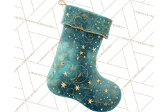Christmas Stockings Clipart PNG, Festive Holiday Stockings Product Image 4