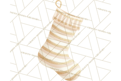 Christmas Stockings Clipart PNG, Festive Holiday Stockings Product Image 2