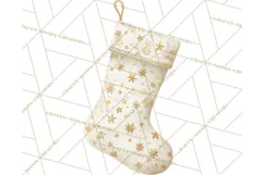 Christmas Stockings Clipart PNG, Festive Holiday Stockings Product Image 3