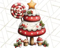 Christmas Treats Cookies Cocoa Clipart PNG Product Image 2