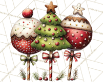 Christmas Treats Cookies Cocoa Clipart PNG Product Image 2