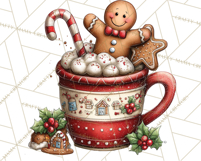 Christmas Treats Cookies Cocoa Clipart PNG Product Image 4