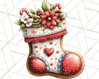 Christmas Treats Cookies Cocoa Clipart PNG Product Image 4