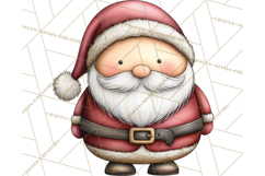 Chunky Watercolor Christmas Characters PNG Product Image 4