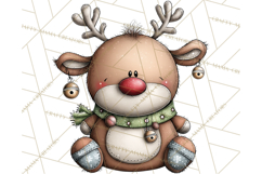 Chunky Watercolor Christmas Characters PNG Product Image 2