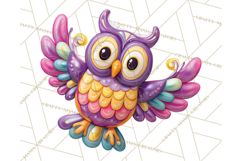 Bright Balloon Animals Clipart PNG Shiny Candy Colors Product Image 4