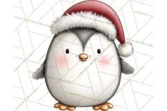Chunky Watercolor Christmas Characters PNG Product Image 4