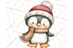 Chunky Watercolor Christmas Characters PNG Product Image 5