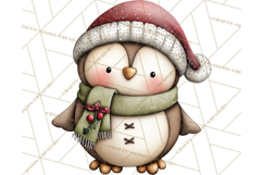 Chunky Watercolor Christmas Characters PNG Product Image 4