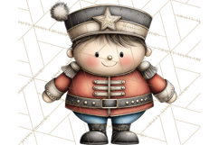 Chunky Watercolor Christmas Characters PNG Product Image 5