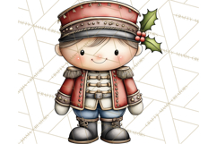 Chunky Watercolor Christmas Characters PNG Product Image 3