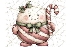 Chunky Watercolor Christmas Characters PNG Product Image 3