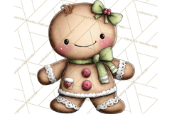 Chunky Watercolor Christmas Characters PNG Product Image 2