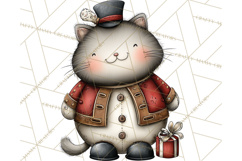 Chunky Watercolor Christmas Characters PNG Product Image 3