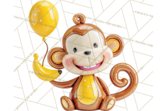 Bright Balloon Animals Clipart PNG Shiny Candy Colors Product Image 3