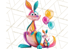 Bright Balloon Animals Clipart PNG Shiny Candy Colors Product Image 4